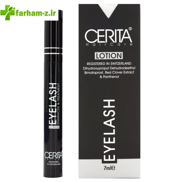 محلول تقویت کننده مژه سریتا مدل Eyelash Lotion